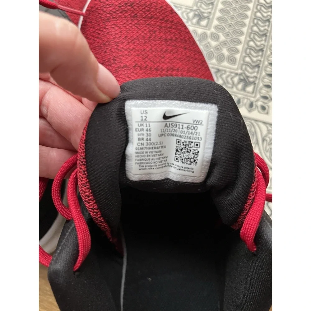 Size 12 - Nike Flex Control 3 Red Trading Running Shoes